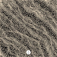Network abstract background. 3d technology vector illustration. 