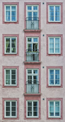 Fototapeta na wymiar Windows of the French Style