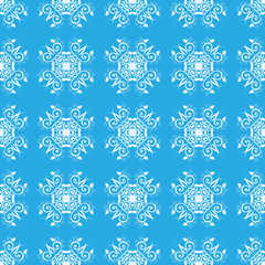 blue gentle seamless pattern