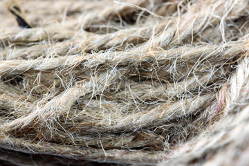 background with roll rope.
