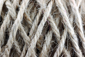 background with roll rope.