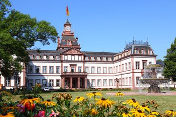 Fototapeta na wymiar Hanau, Schloss Philippsruhe, Frontansicht (Juli 2015) 