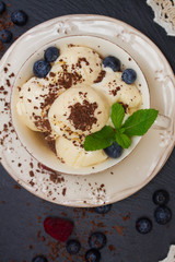 Vanilla ice cream