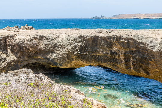 Natural Bridge In Aruba