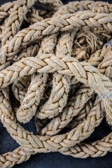 Fototapeta na wymiar Close up view of a rope