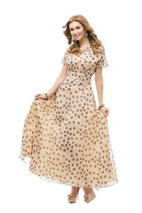 Beautiful girl in dress