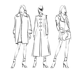 SKETCH. fashion girls
