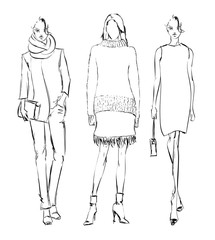 SKETCH. fashion girls