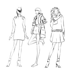 SKETCH. fashion girls