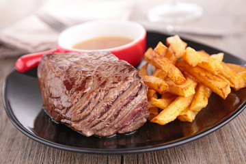 beef and french fries