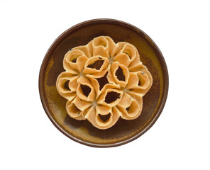 A traditional Thai dessert name Dok Chok