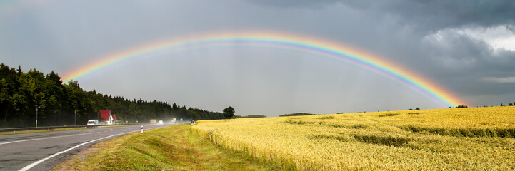 Big beautiful rainbow