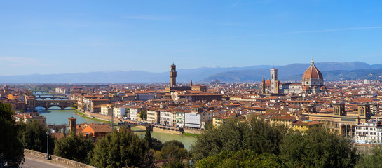 The City of Florence in Tuscany, Italy