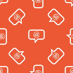 Orange mail message pattern