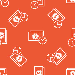 Orange dollar time pattern
