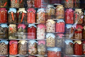 Shopwindow With Vegetables