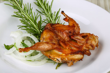 Grilled quail
