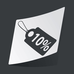 Monochrome discount sticker