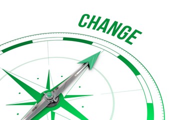 Change  against compass