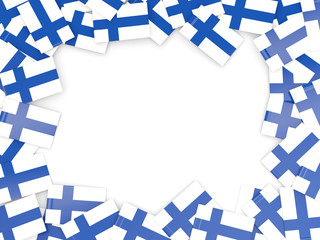 Frame with flag of finland