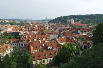 Fototapeta na wymiar Beautiful cityscape of Prague