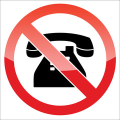 Phone forbidden icon