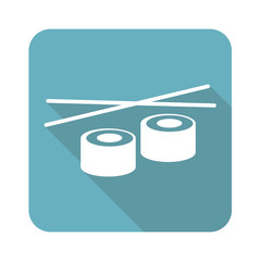 Square sushi icon