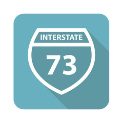 Square Interstate 73 icon