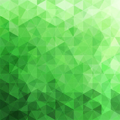 triangular abstract background green