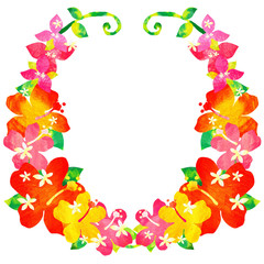 ハイビスカスの飾り