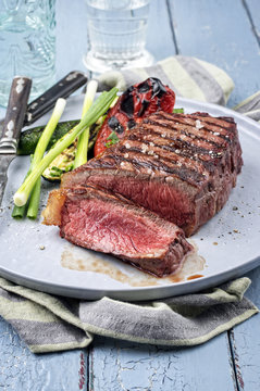 Sirloin Steak on Plate