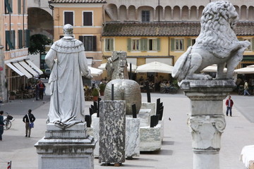 Pietrasanta, Versilia, Skulptur, Toscana, Kultur, Marmor, Statue, Italien, Riviera, Mittelmeer