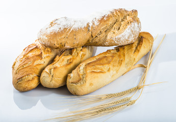 pain aux céréales et baguettes