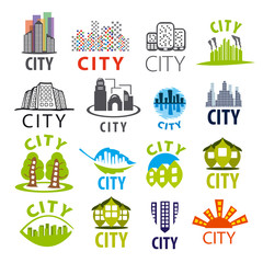 biggest collection of vector city logo