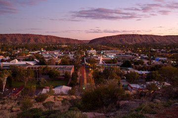 View over Alice Springs