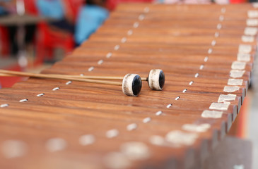 Wooden Alto xylophone instrument