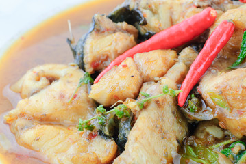 Spicy Fried Stir Catfish