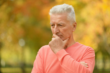 Portrait of senior man