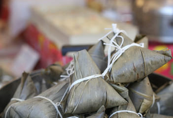 Zongzi , asian Chinese rice dumplings