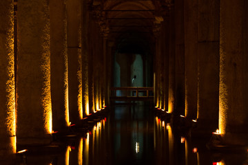 Basilica Cistern in Istanbul, Turkey