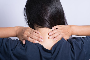 Fototapeta premium Neck pain .
