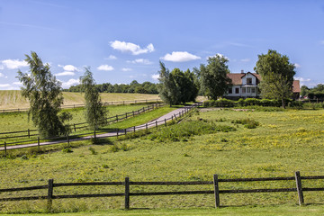Rural swedish farm