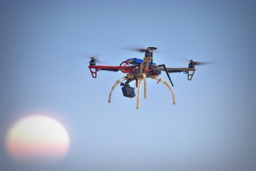 Drone in volo