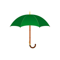 Umbrella in green design 