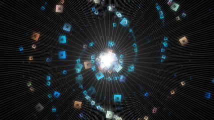 futuristic background design illustration