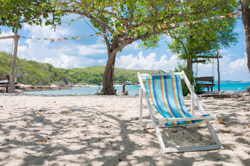 Beach Chair at Samet Island, Thailand