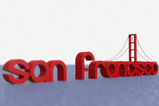 Logo 3D  San Francisco