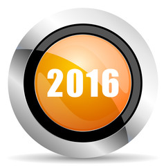 new year 2016 orange icon new years symbol