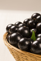 Berry Jaboticaba in bowl on white background