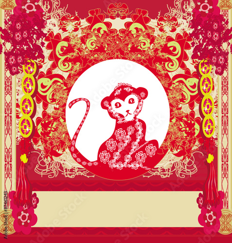 &quot;Chinese zodiac signs: monkey&quot; Stock photo and royalty-free images on